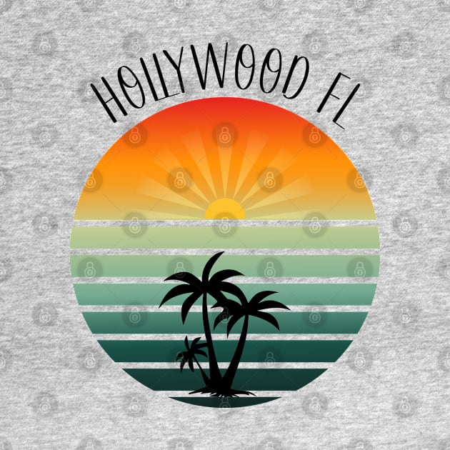 Hollywood Florida Sunrise by TeeShop Designs